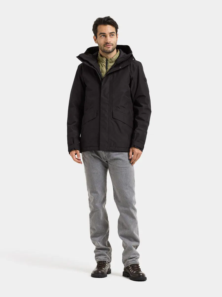 Didriksons vyriška žieminė striukė ADAM USX JKT 3 - Black (Išankstinis užsakymas) - Image 2