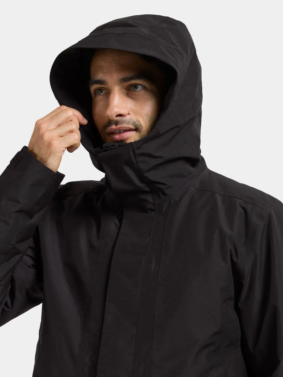 Didriksons vyriška žieminė striukė ADAM USX JKT 3 - Black (Išankstinis užsakymas) - Image 6