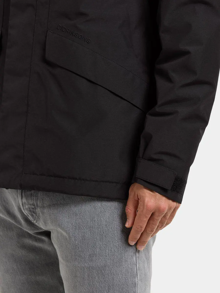 Didriksons vyriška žieminė striukė ADAM USX JKT 3 - Black (Išankstinis užsakymas) - Image 8