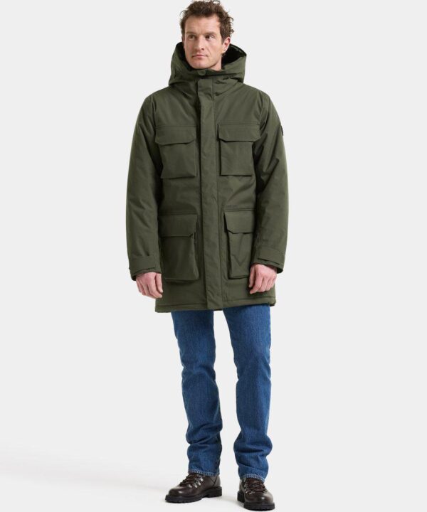 Alternative view of Didriksons vyriška žieminė parka AIDEN USX PARKA 2 - Deep Green (Išankstinis užsakymas)