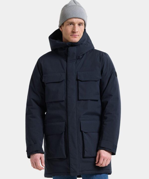 Didriksons vyriška žieminė parka AIDEN USX PARKA 2 - Dark Night Blue