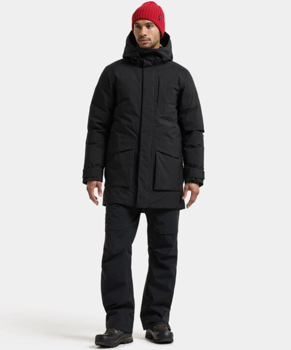 Alternative view of Didriksons vyriška žieminė parka AKILLES USX PARKA 3 - Black (Išankstinis užsakymas)