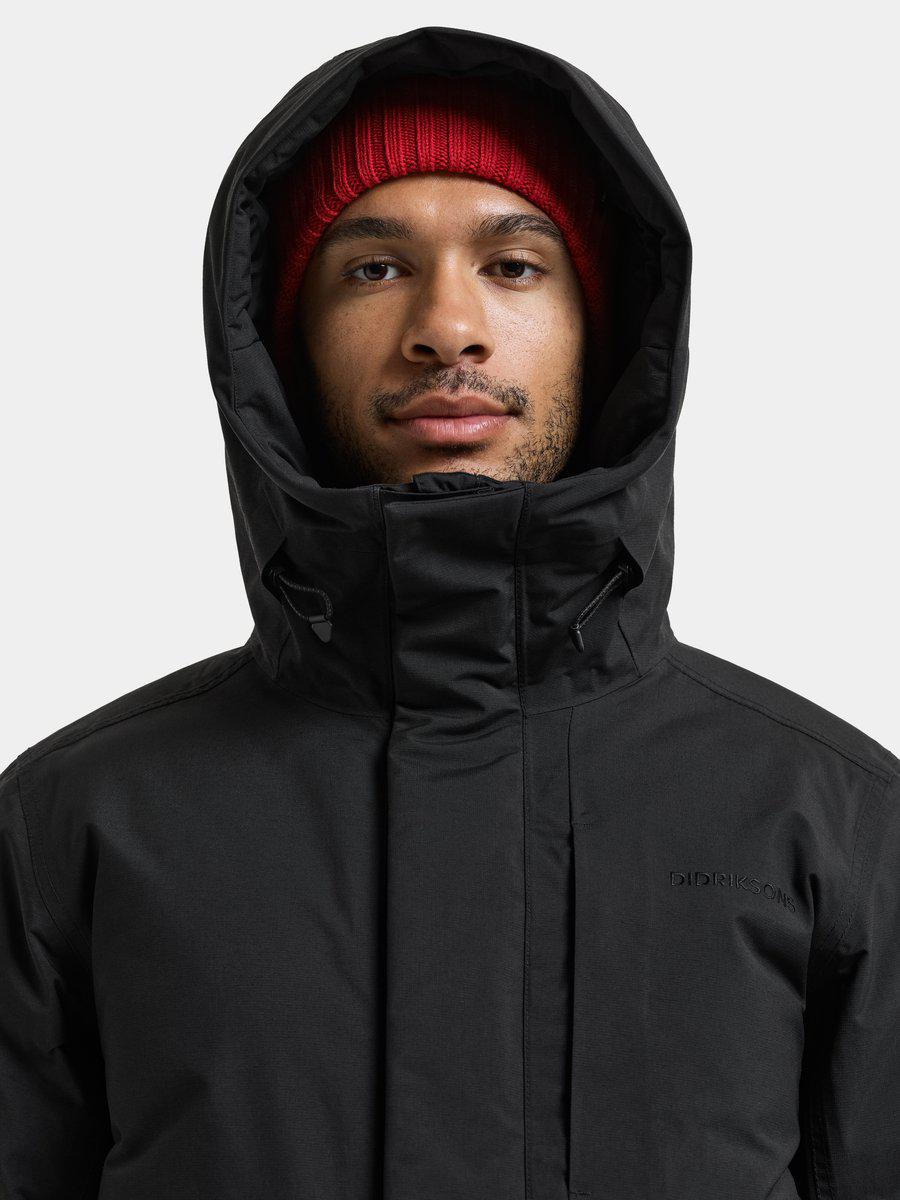 Didriksons vyriška žieminė parka AKILLES USX PARKA 3 - Black (Išankstinis užsakymas) 8 Didriksons vyriška žieminė parka AKILLES USX PARKA 3 - Black (Išankstinis užsakymas) - Image 6