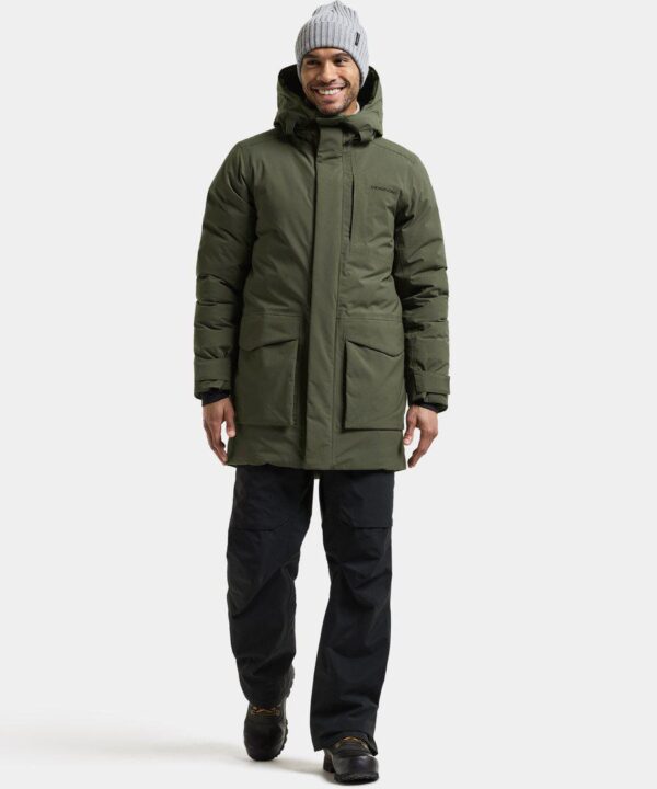 Alternative view of Didriksons vyriška žieminė parka AKILLES USX PARKA 3 - Deep Green (Išankstinis užsakymas)
