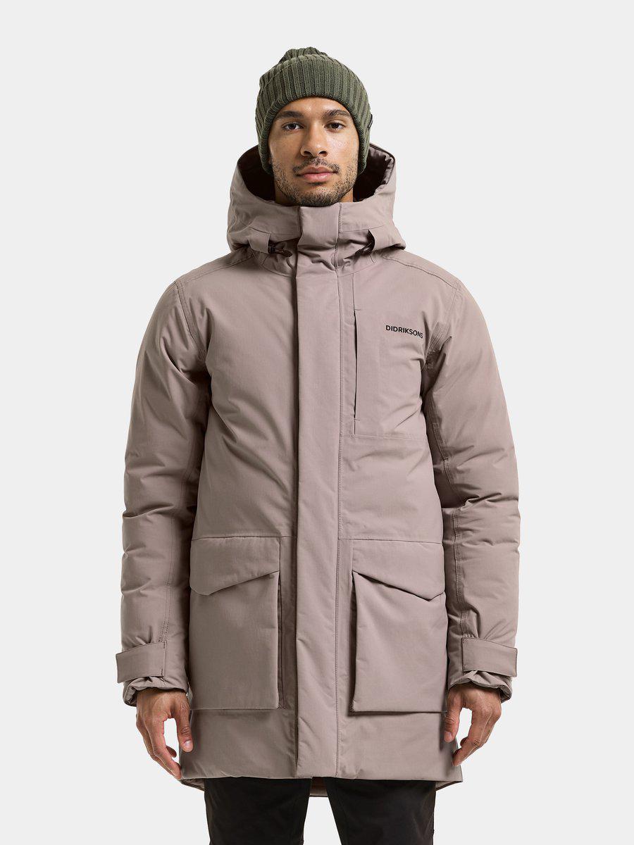 Didriksons vyriška žieminė parka AKILLES USX PARKA 3 - Ash Brown (Išankstinis užsakymas) 3 Didriksons vyriška žieminė parka AKILLES USX PARKA 3 - Ash Brown