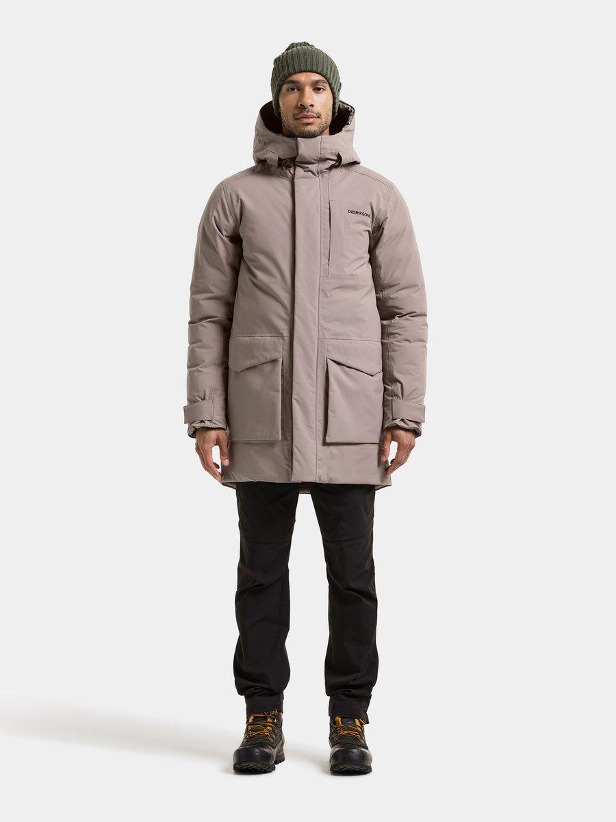 Didriksons vyriška žieminė parka AKILLES USX PARKA 3 - Ash Brown (Išankstinis užsakymas) 4 Didriksons vyriška žieminė parka AKILLES USX PARKA 3 - Ash Brown (Išankstinis užsakymas) - Image 2