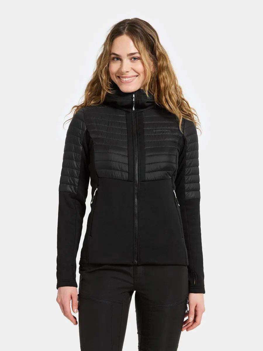 Didriksons moteriškas hibridinis džemperis ANNEMA WNS FULLZIP 6 - Black (Išankstinis užsakymas) 3 Didriksons moteriškas hibridinis džemperis ANNEMA WNS FULLZIP 6 - Black