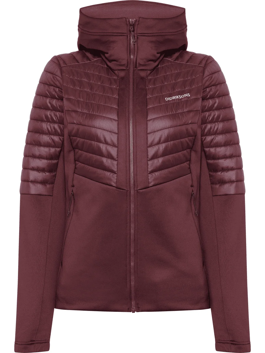 Didriksons moteriškas hibridinis džemperis ANNEMA WNS FULLZIP 6 - Old Rust (Išankstinis užsakymas) 3 Didriksons moteriškas hibridinis džemperis ANNEMA WNS FULLZIP 6 - Old Rust