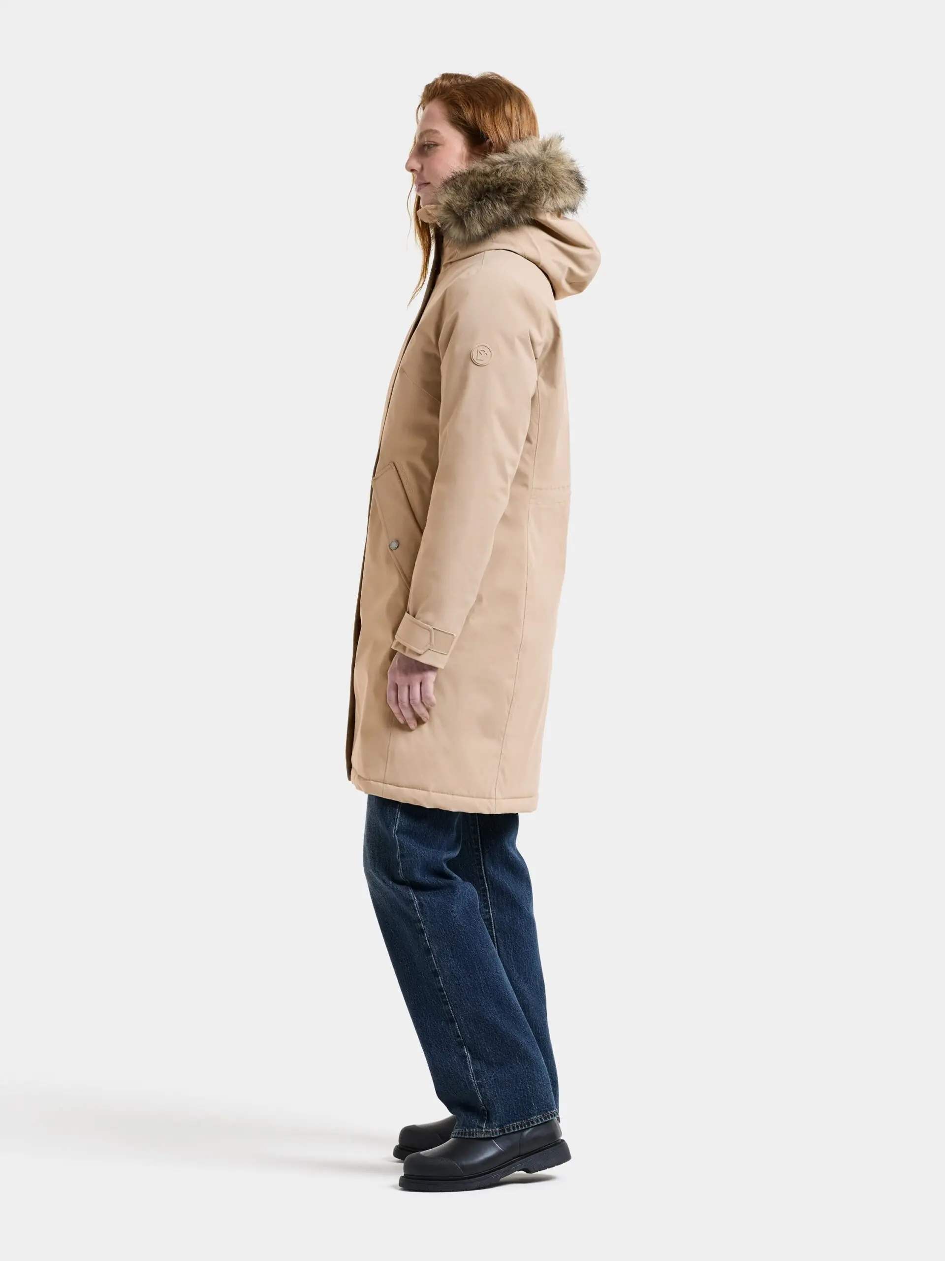 Didriksons moteriška žieminė parka ERNA WNS PARKA - Beige (Išankstinis užsakymas) 8 Didriksons ERNA moteriška parka Beige