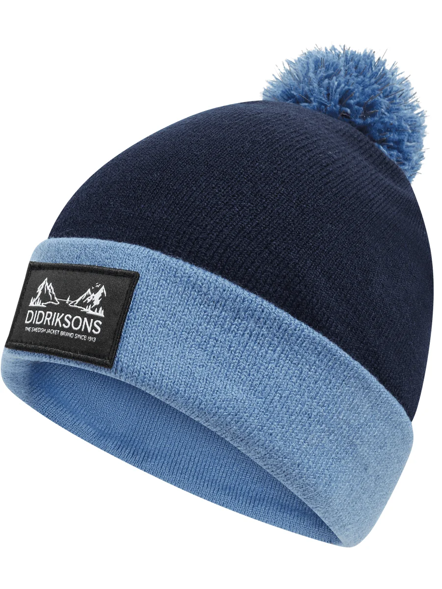 Didriksons megzta kepurė ASPEN KIDS BEANIE - Navy (Išankstinis užsakymas) - Image 2