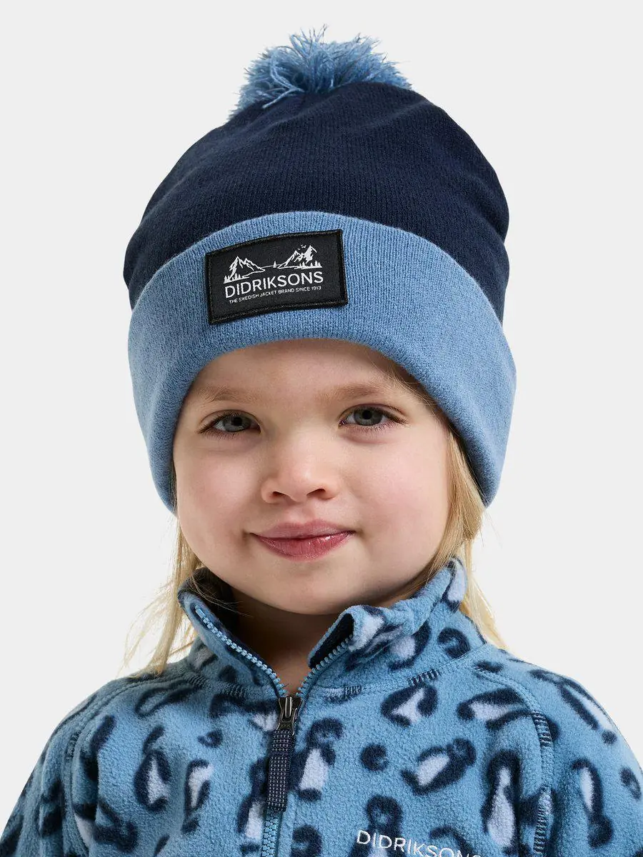 Didriksons megzta kepurė ASPEN KIDS BEANIE - Navy