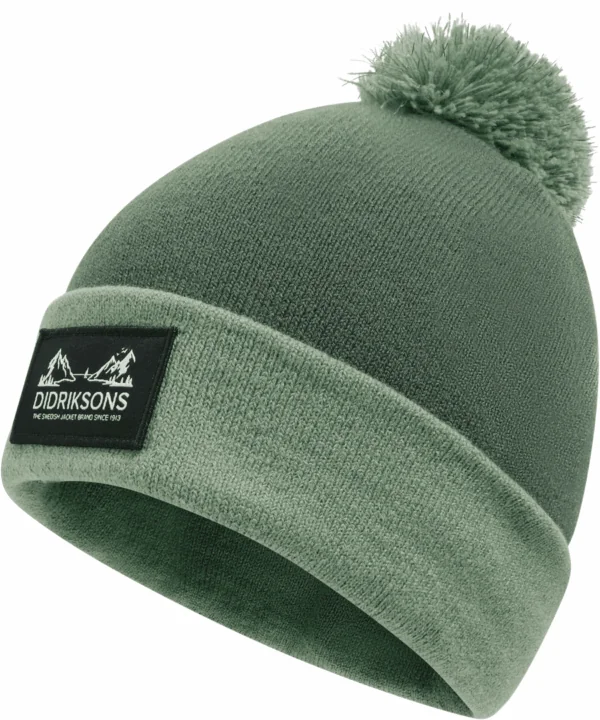 Alternative view of Didriksons megzta kepurė ASPEN KIDS BEANIE - Dark Moss (Išankstinis užsakymas)