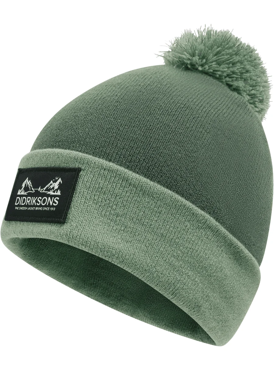 Didriksons megzta kepurė ASPEN KIDS BEANIE - Dark Moss (Išankstinis užsakymas) - Image 2