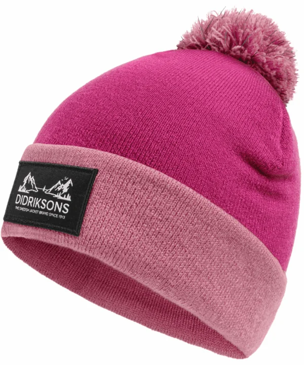 Alternative view of Didriksons megzta kepurė ASPEN KIDS BEANIE - Cactus Pink (Išankstinis užsakymas)