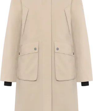 Didriksons moteriška ilga žieminė parka MELODY WNS PARKA LONG - Beige (Išankstinis užsakymas) 2 Didriksons MELODY moteriška parka Beige