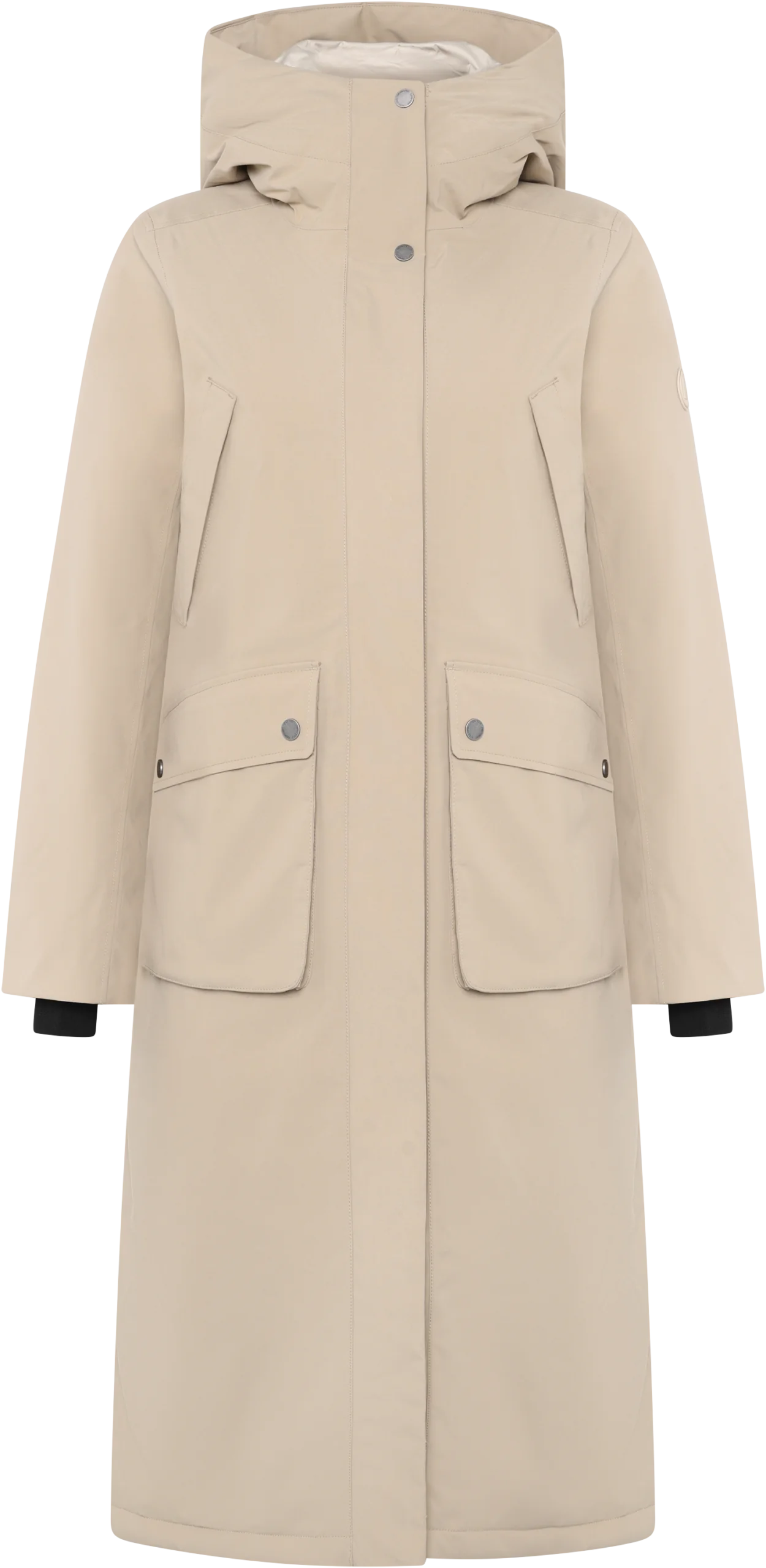 Didriksons moteriška ilga žieminė parka MELODY WNS PARKA LONG - Beige (Išankstinis užsakymas) 3 Didriksons MELODY moteriška parka Beige