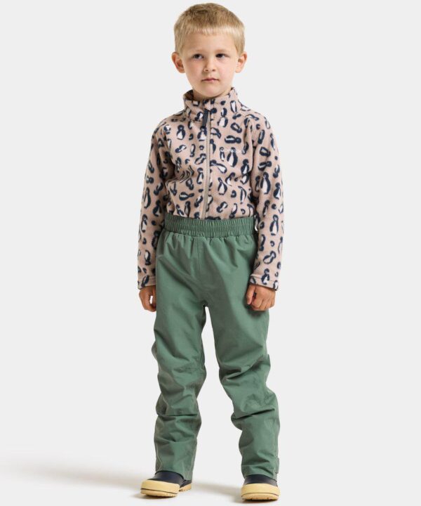 Alternative view of Didriksons neperšlampamos kelnės AVAN KIDS PANTS 3 - Dark Moss (Išankstinis užsakymas)