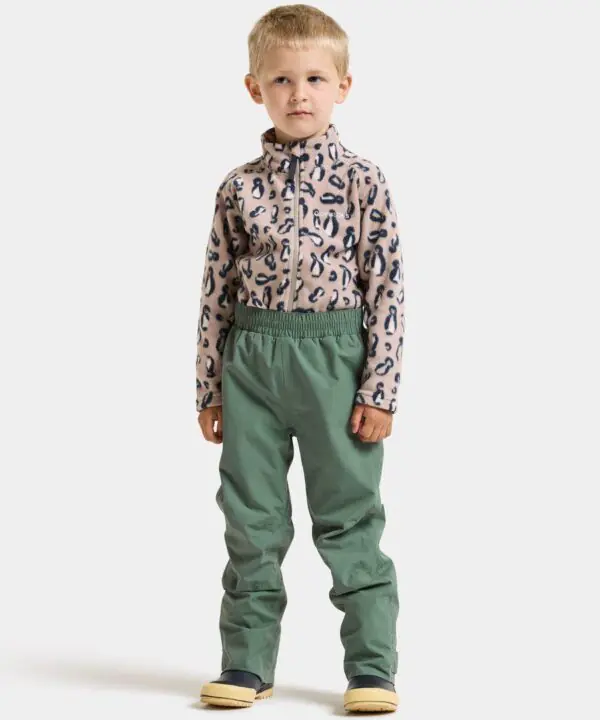 Alternative view of Didriksons neperšlampamos kelnės AVAN KIDS PANTS 3 - Dark Moss (Išankstinis užsakymas)