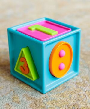 edukaciniai zaislai. Lavinamieji zaislai. FatBrainToys . Smarty cube 1 2 3 - gudrutis kubas