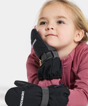 Didriksons žieminės pirštinės su užtrauktuku BIGGLES ZIP MITTEN 9 - Black (Išankstinis užsakymas) 2 Didriksons žieminės pirštinės su užtrauktuku BIGGLES ZIP MITTEN 9 - Black
