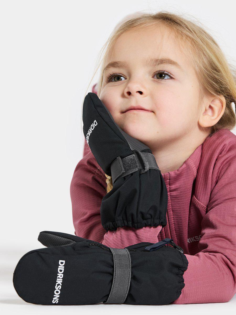 Didriksons žieminės pirštinės su užtrauktuku BIGGLES ZIP MITTEN 9 - Black (Išankstinis užsakymas) 3 Didriksons žieminės pirštinės su užtrauktuku BIGGLES ZIP MITTEN 9 - Black