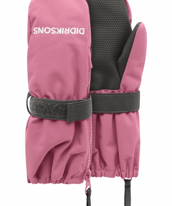 Alternative view of Didriksons žieminės pirštinės su užtrauktuku BIGGLES ZIP MITTEN 9 - Heather Pink (Išankstinis užsakymas)