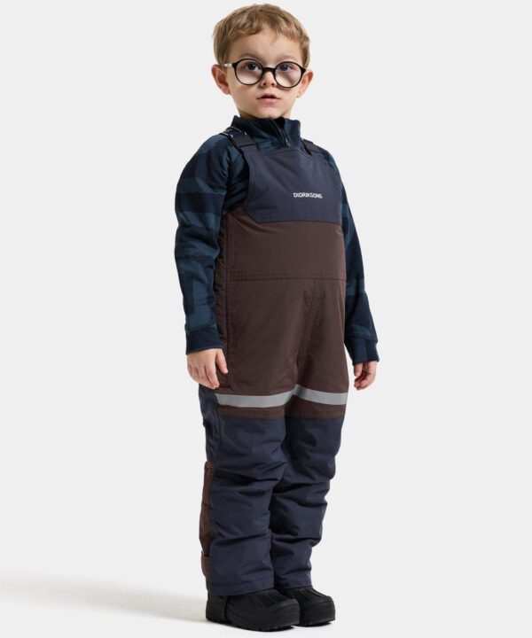 Didriksons žieminės kelnės su petnešomis BJÄRVEN K BIB PANT 3 - Shadow Brown