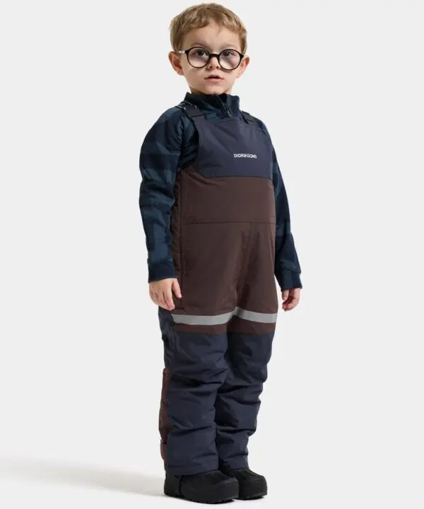 Didriksons žieminės kelnės su petnešomis BJÄRVEN K BIB PANT 3 - Shadow Brown