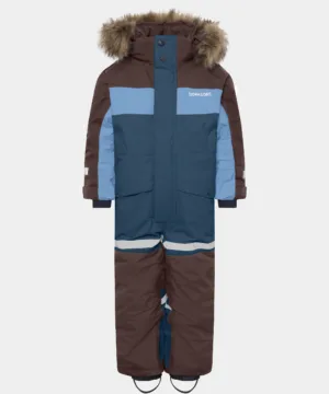 Didriksons žieminis kombinezonas BJÄRVEN KDS COVER 5 - Mountain Blue (Išankstinis užsakymas) 1 bjarven kids coverall 5 506308 G23 10front1 a262