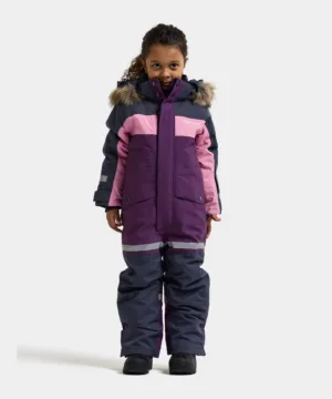Didriksons žieminis kombinezonas BJÄRVEN KDS COVER 5 -Northen Purple (Išankstinis užsakymas) 1 bjarven kids coverall 5 506308 I17 10front1 m262