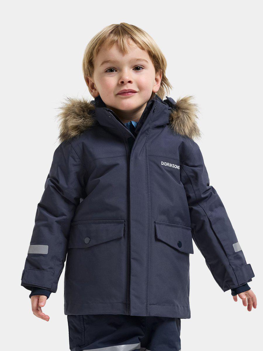 Didriksons žieminė parka BJÄRVEN KIDS PARKA 5 - Navy (Išankstinis užsakymas) 3 Didriksons žieminė parka BJÄRVEN KIDS PARKA 5 - Navy