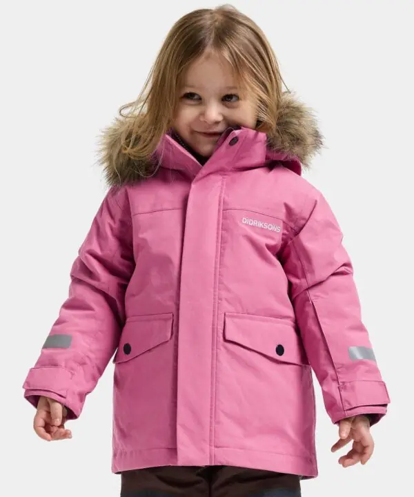 Didriksons žieminė parka BJÄRVEN KIDS PARKA 5 - Heather Pink