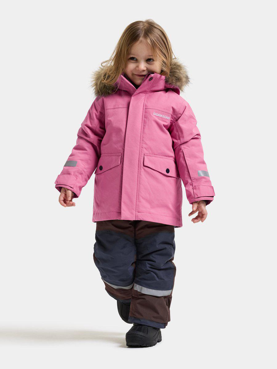 Didriksons žieminė parka BJÄRVEN KIDS PARKA 5 - Heather Pink (Išankstinis užsakymas) 4 Didriksons žieminė parka BJÄRVEN KIDS PARKA 5 - Heather Pink (Išankstinis užsakymas) - Image 2