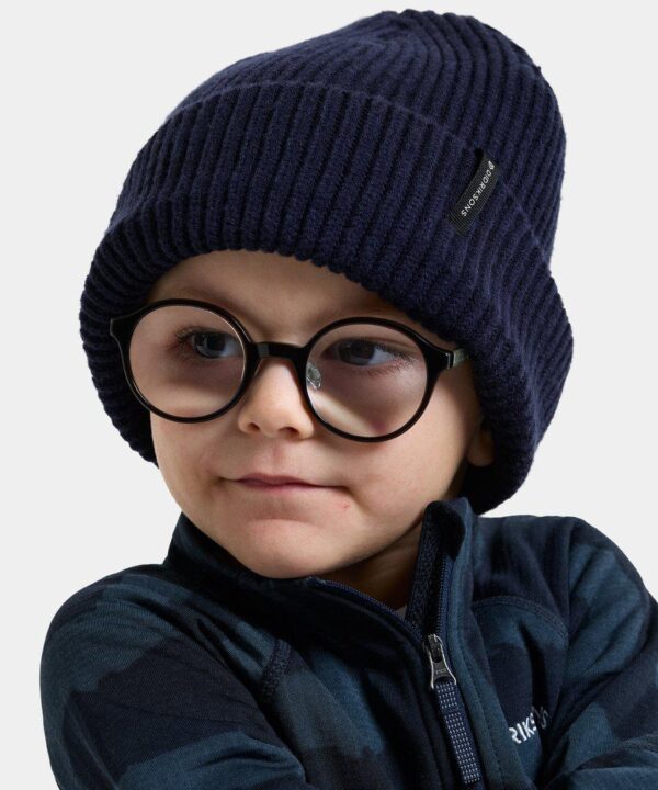 Didriksons megzta kepurė BUZ KIDS BEANIE - Navy