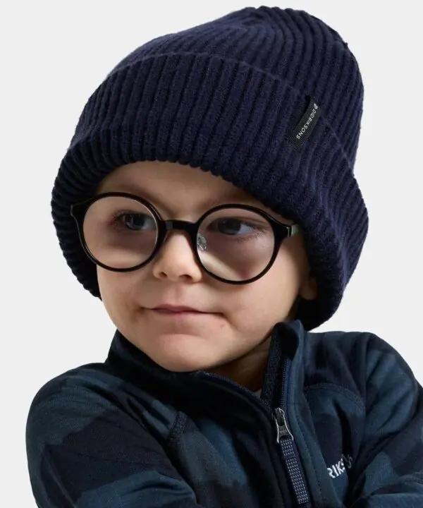 Didriksons megzta kepurė BUZ KIDS BEANIE - Navy