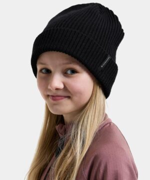 Didriksons megzta kepurė BUZ KIDS BEANIE - Black (Išankstinis užsakymas) 1 Didriksons megzta kepurė BUZ KIDS BEANIE - Black