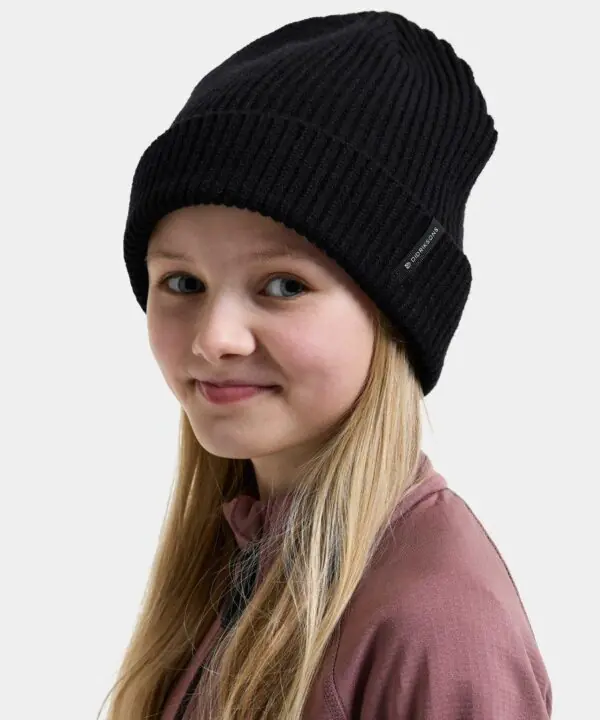 Didriksons megzta kepurė BUZ KIDS BEANIE - Black