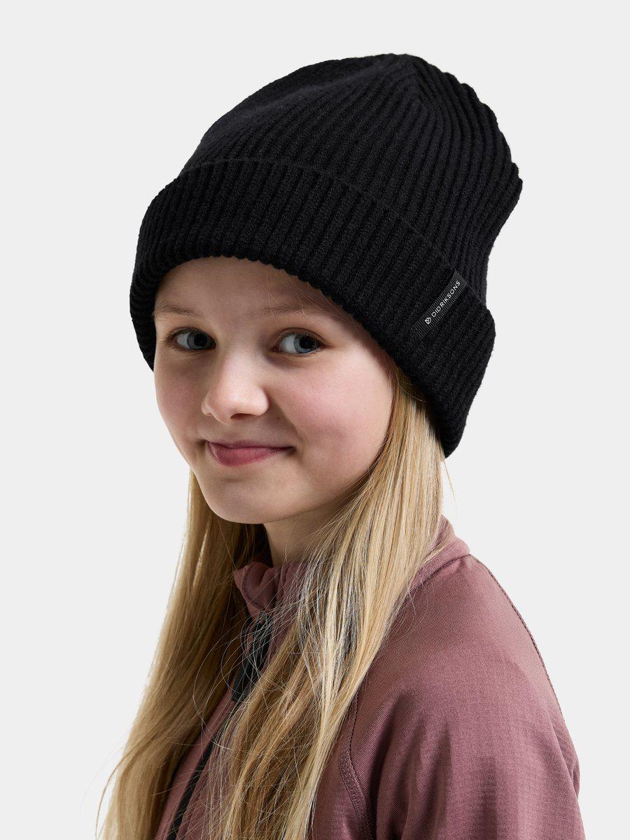 Didriksons megzta kepurė BUZ KIDS BEANIE - Black (Išankstinis užsakymas) 3 Didriksons megzta kepurė BUZ KIDS BEANIE - Black