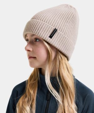 Didriksons megzta kepurė BUZ KIDS BEANIE - Beach Beige (Išankstinis užsakymas) 2 Didriksons megzta kepurė BUZ KIDS BEANIE - Beach Beige