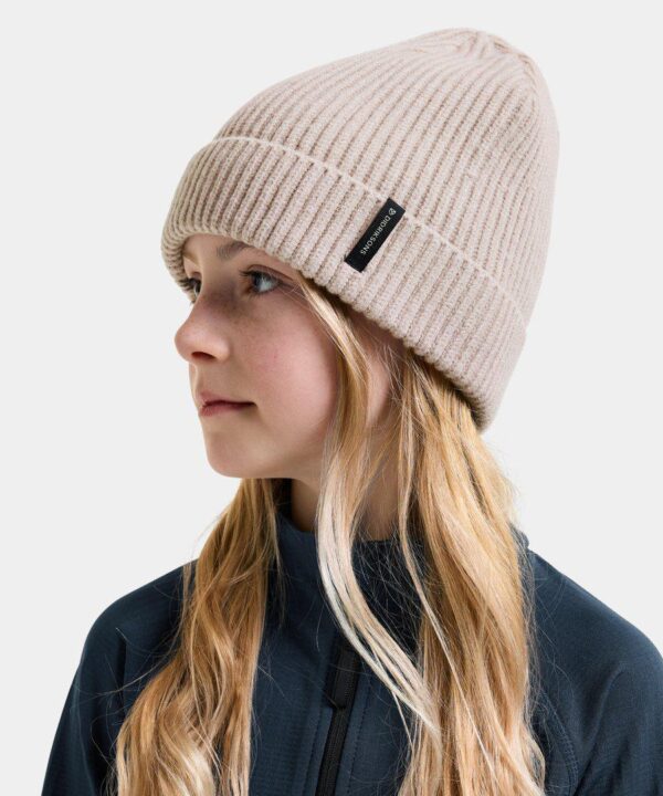 Didriksons megzta kepurė BUZ KIDS BEANIE - Beach Beige