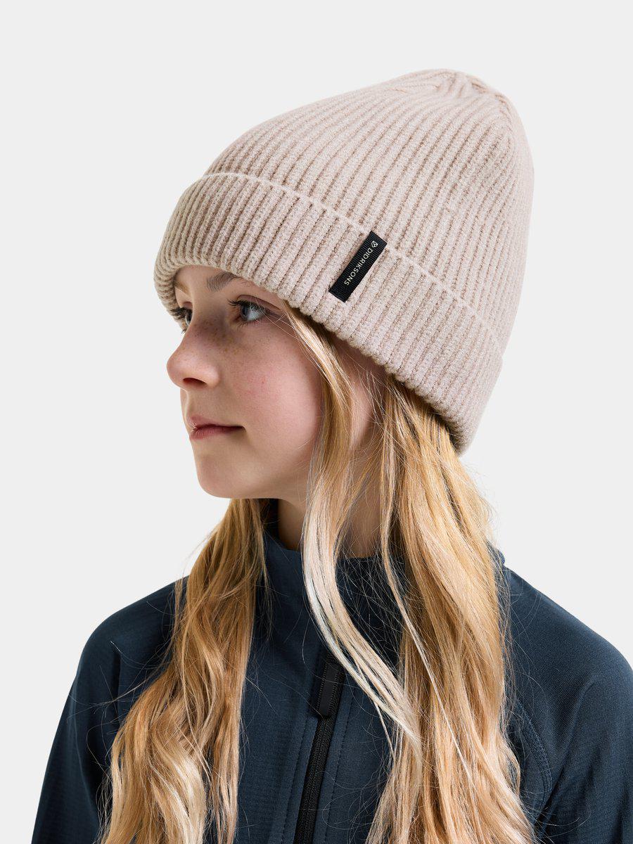 Didriksons megzta kepurė BUZ KIDS BEANIE - Beach Beige (Išankstinis užsakymas) 3 Didriksons megzta kepurė BUZ KIDS BEANIE - Beach Beige