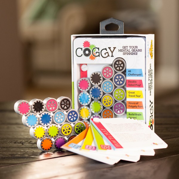 edukaciniai zaislai. Lavinamieji zaislai. FatBrainToys . Fat Brain Toys Lankstus loginis galvosūkis „Coggy“