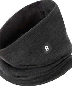 REIMA Saarto juoda merino vilnos vamzdelio šalikas vaikams 1 Accessories