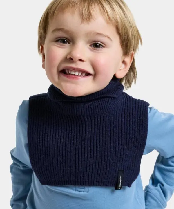 Didriksons megztas šalikas DELFINEN KIDS SCARF 3 - Navy