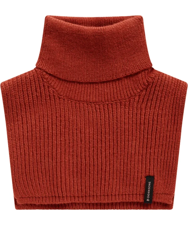 Alternative view of Didriksons megztas šalikas DELFINEN KIDS SCARF 3 - Rust (Išankstinis užsakymas)