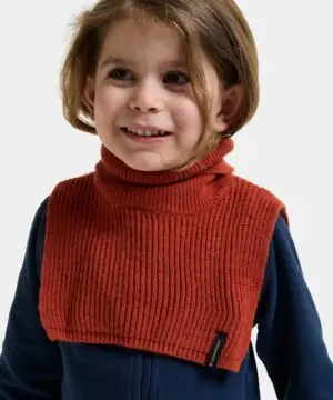Didriksons megztas šalikas DELFINEN KIDS SCARF 3 - Rust