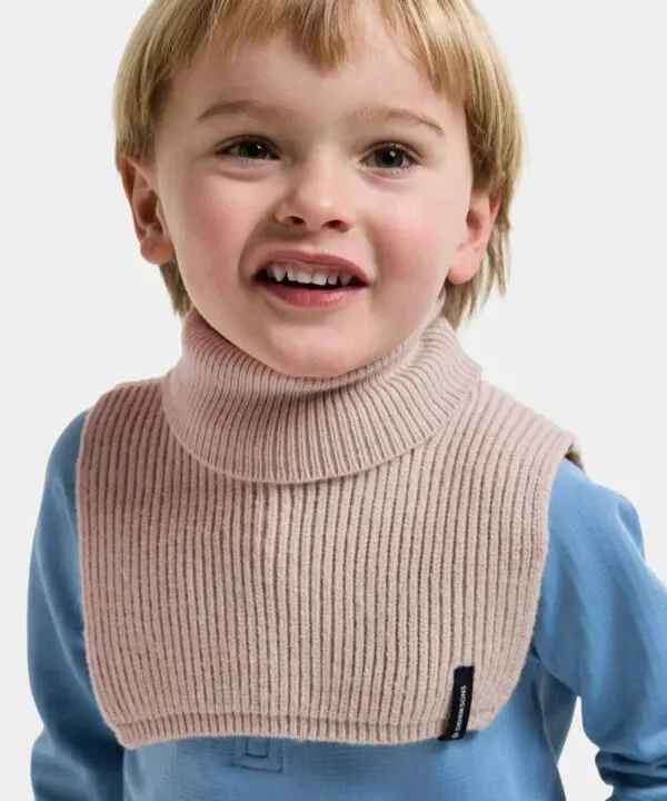 Didriksons megztas šalikas DELFINEN KIDS SCARF 3 - Beach Beige