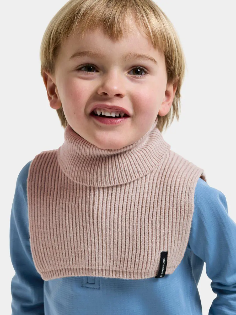 Didriksons megztas šalikas DELFINEN KIDS SCARF 3 - Beach Beige