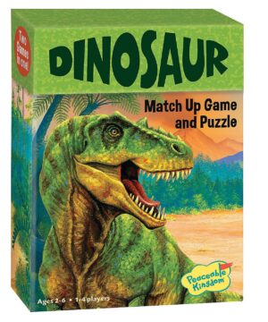 edukaciniai zaislai. Lavinamieji zaislai. Mindware . Atitikimo žaidimas-dėlionė „Dinozauras”
