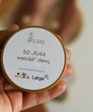 Diskelių rinkinys SKILSAS „Košė malošė dainos“ (50 vnt.) – TIK SK5 ir SK6 modeliams 1 diskeliu rinkinys skilsas kose malose dainos 50 vnt tik sk5 ir sk6 modeliams 1